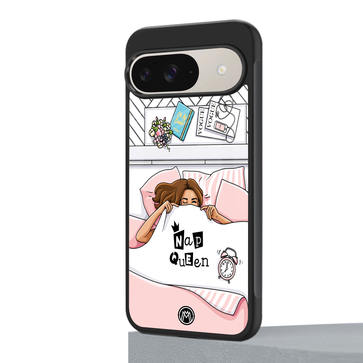 nap queen girl back phone cover | glass case for google pixel 9