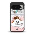 nap queen girl back phone cover | glass case for google pixel 9 pro