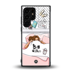 nap queen girl back phone cover | glass case for samsung galaxy s24 ultra