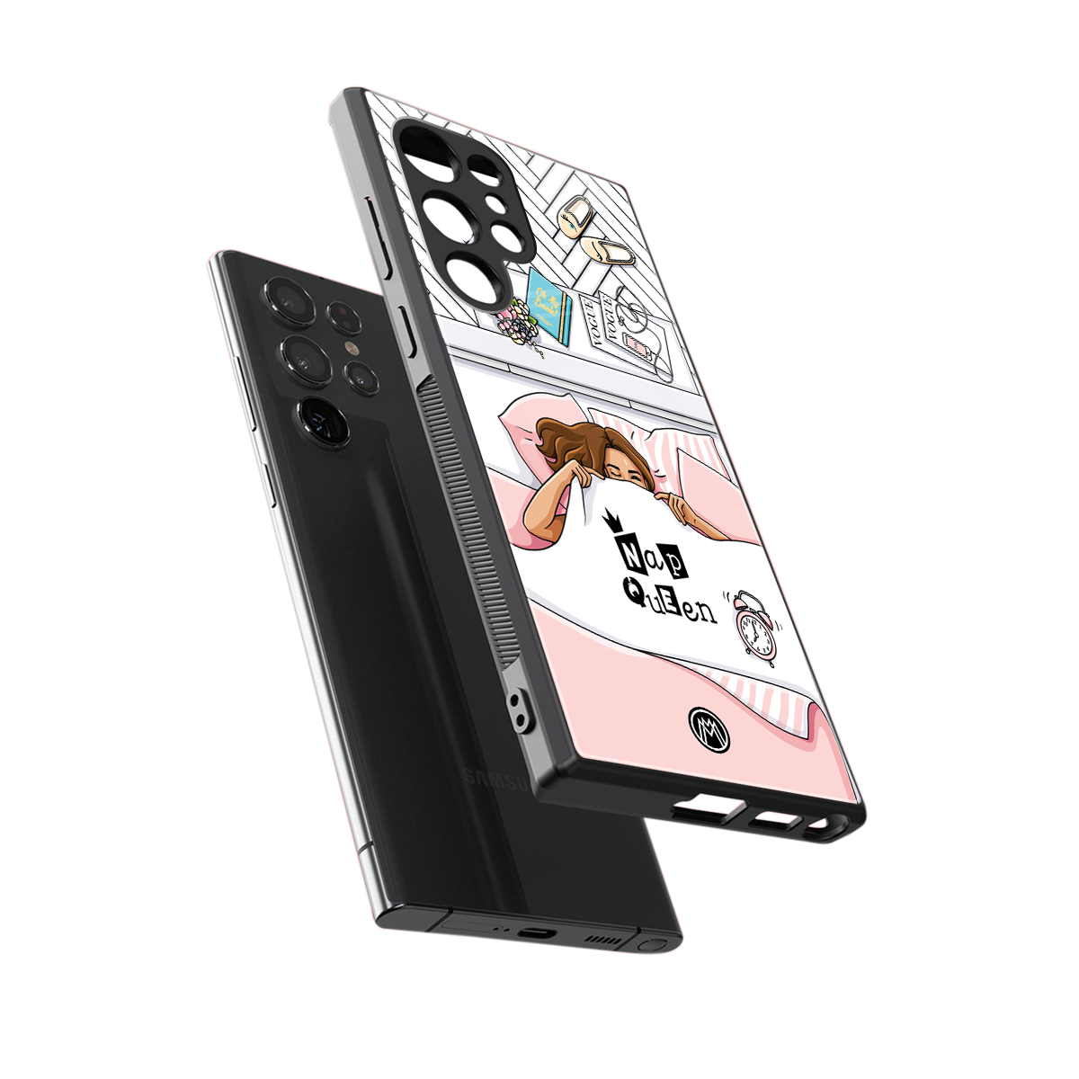 nap queen girl back phone cover | glass case for samsung galaxy s23 ultra