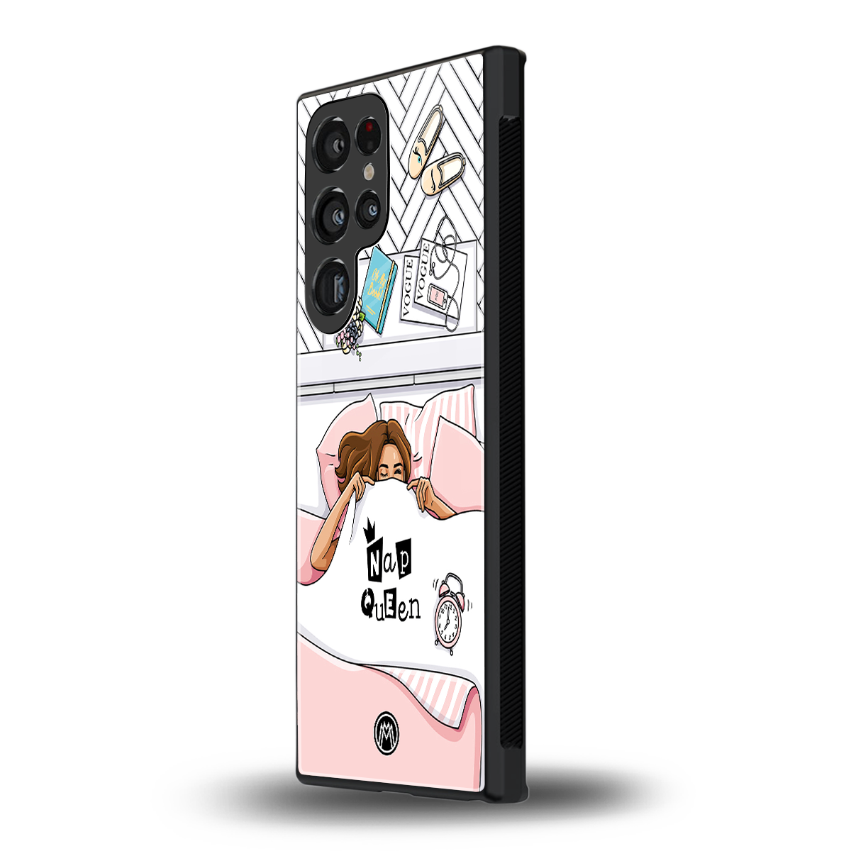 nap queen girl back phone cover | glass case for samsung galaxy s23 ultra