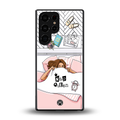 nap queen girl back phone cover | glass case for samsung galaxy s25 ultra