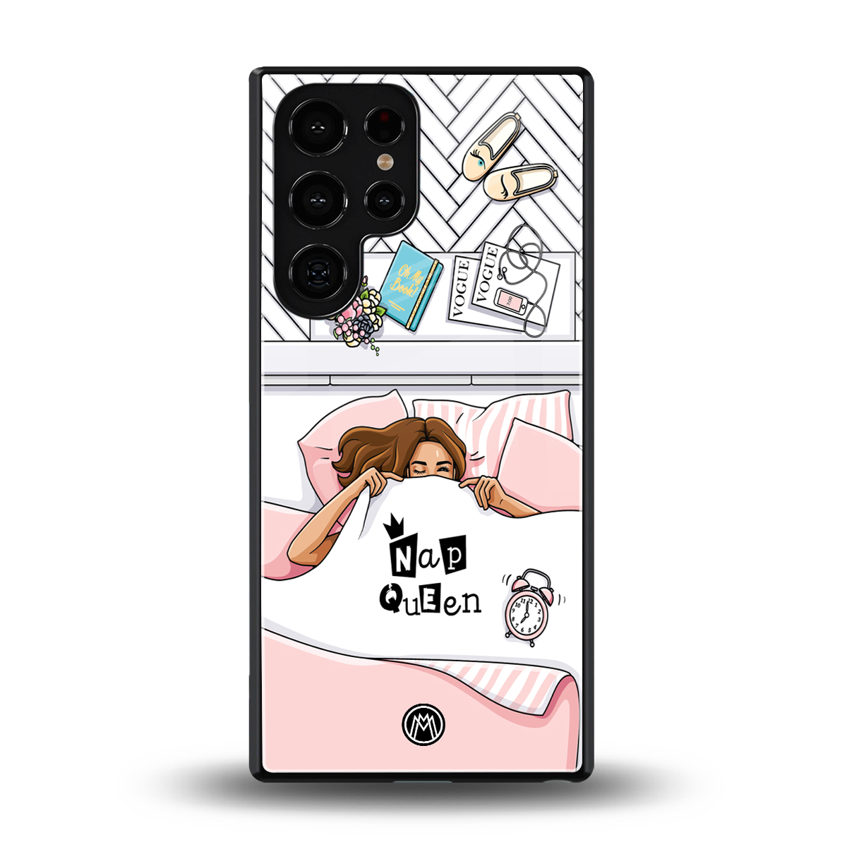 nap queen girl back phone cover | glass case for samsung galaxy s25 ultra