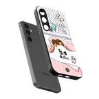 nap queen girl back phone cover | glass case for samsung galaxy s23 plus