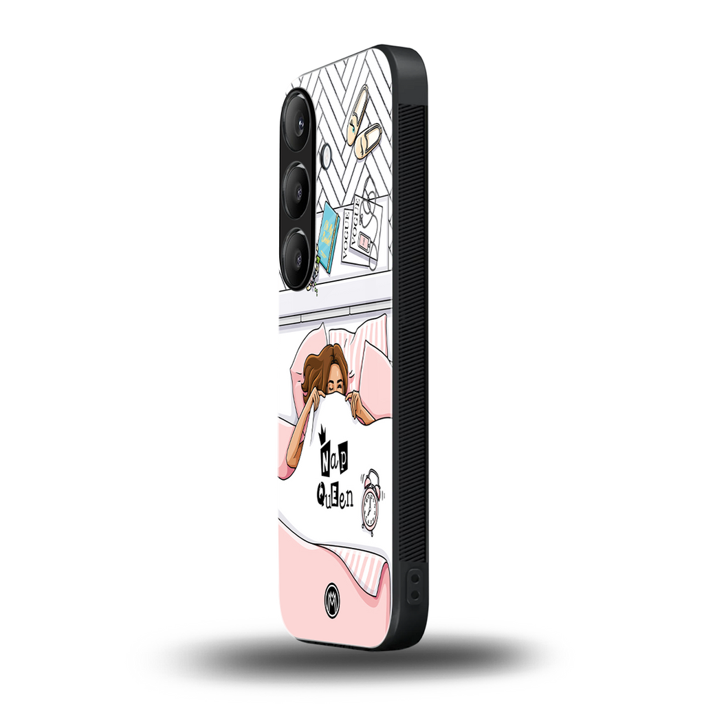 nap queen girl back phone cover | glass case for samsung galaxy s23 plus