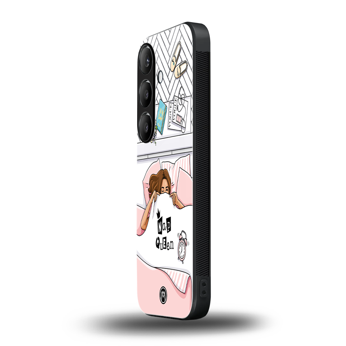 nap queen girl back phone cover | glass case for samsung galaxy s23 plus