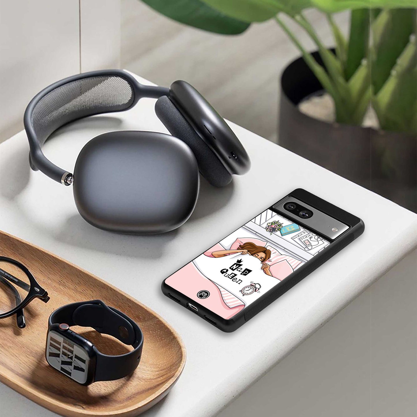 nap queen girl back phone cover | glass case for nothing phone 2