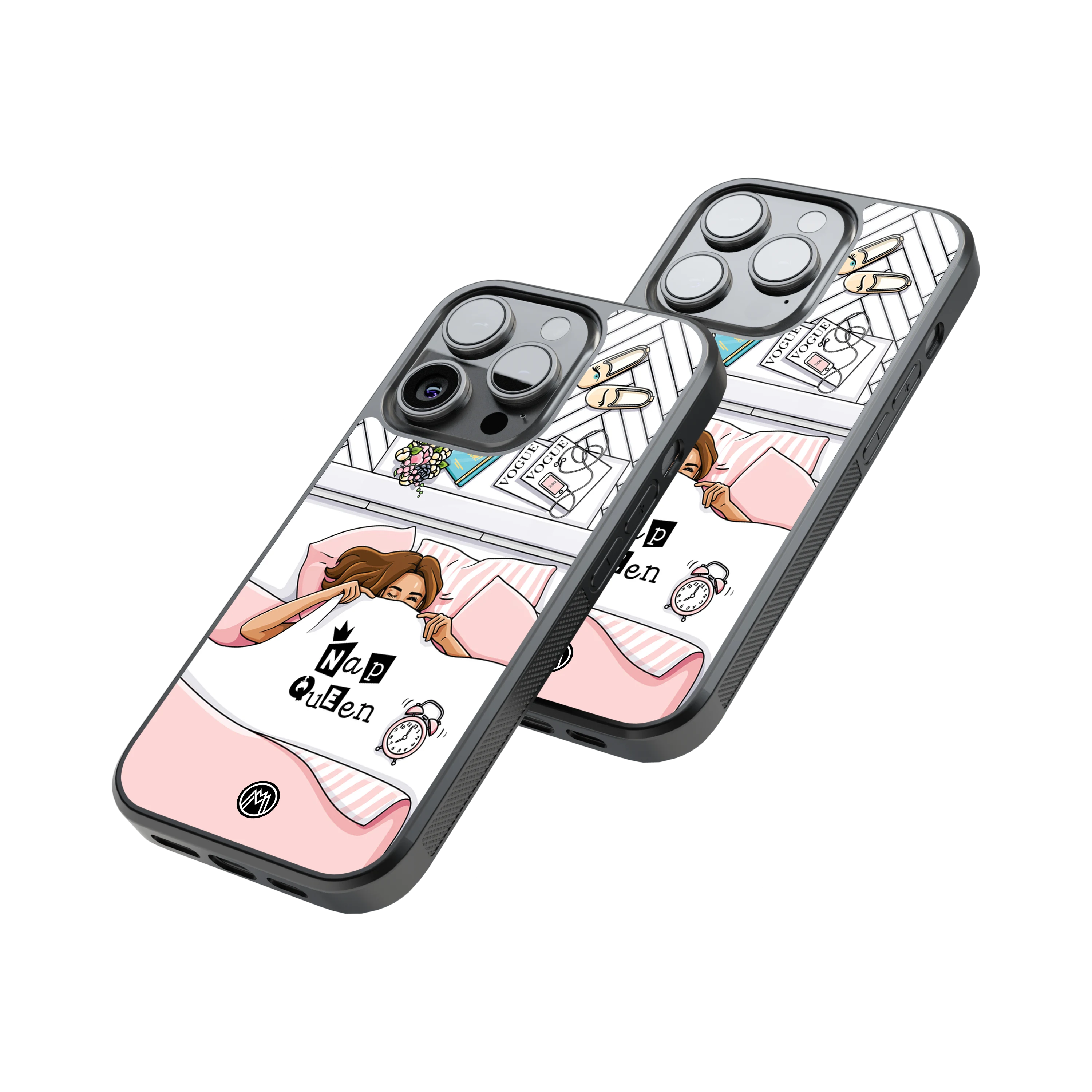 Protective Glass Back Phone Case Compatible with iPhone, Samsung, OnePlus, Pixel & More