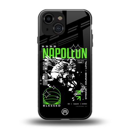 napoleon back phone cover | glass case for iphone 13 mini
