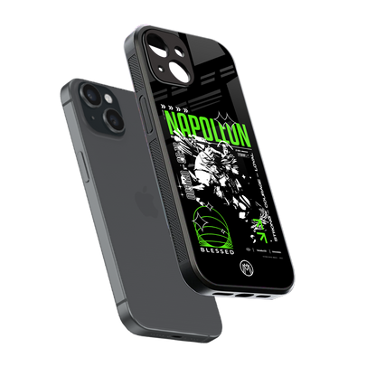 napoleon back phone cover | glass case for iphone 13 mini