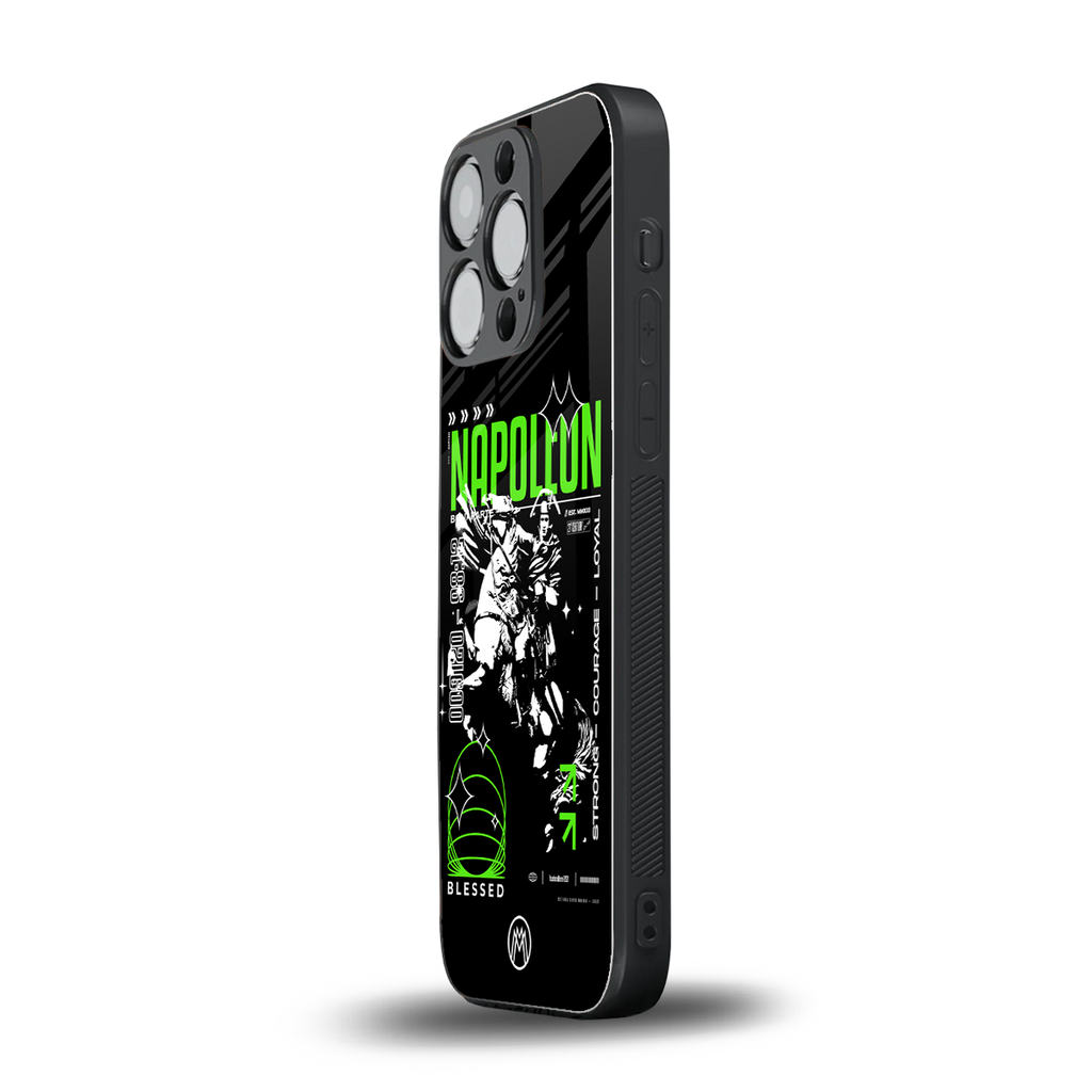 napoleon back phone cover | glass case for iphone 13 pro