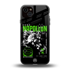 napoleon back phone cover | glass case for iphone 15 plus