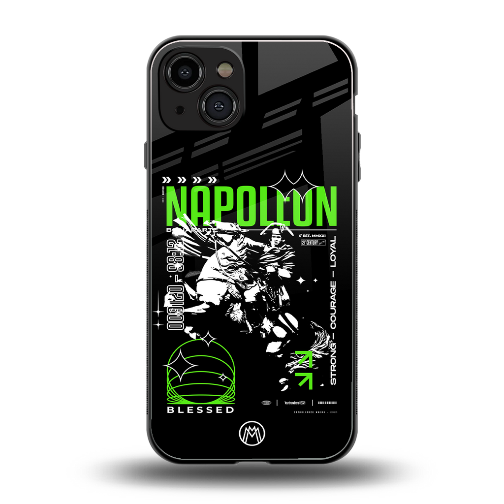 napoleon back phone cover | glass case for iphone 15