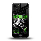napoleon back phone cover | glass case for iphone 15