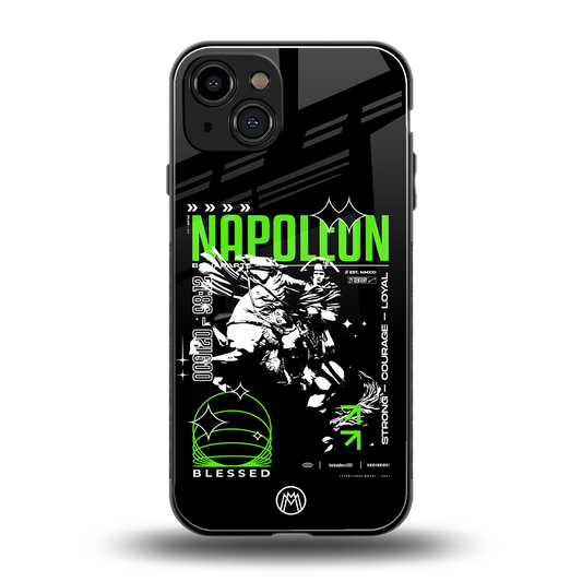 napoleon back phone cover | glass case for iphone 15