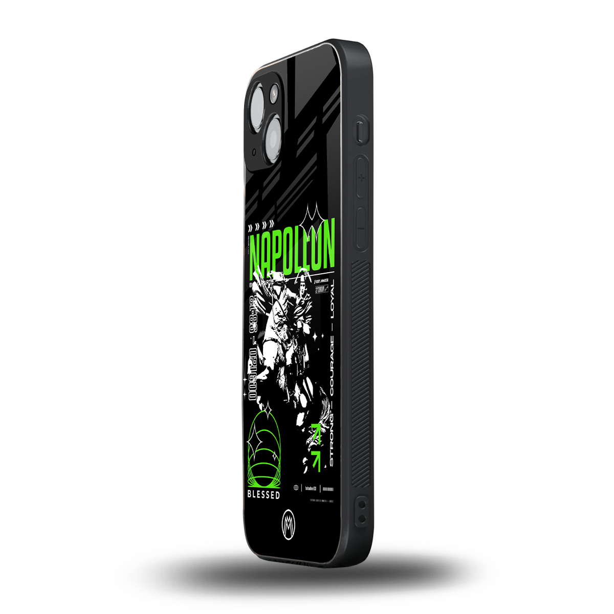 napoleon back phone cover | glass case for iphone 15