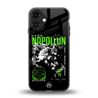 napoleon back phone cover | glass case for iphone 16 plus
