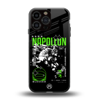 napoleon back phone cover | glass case for iphone 16 pro max
