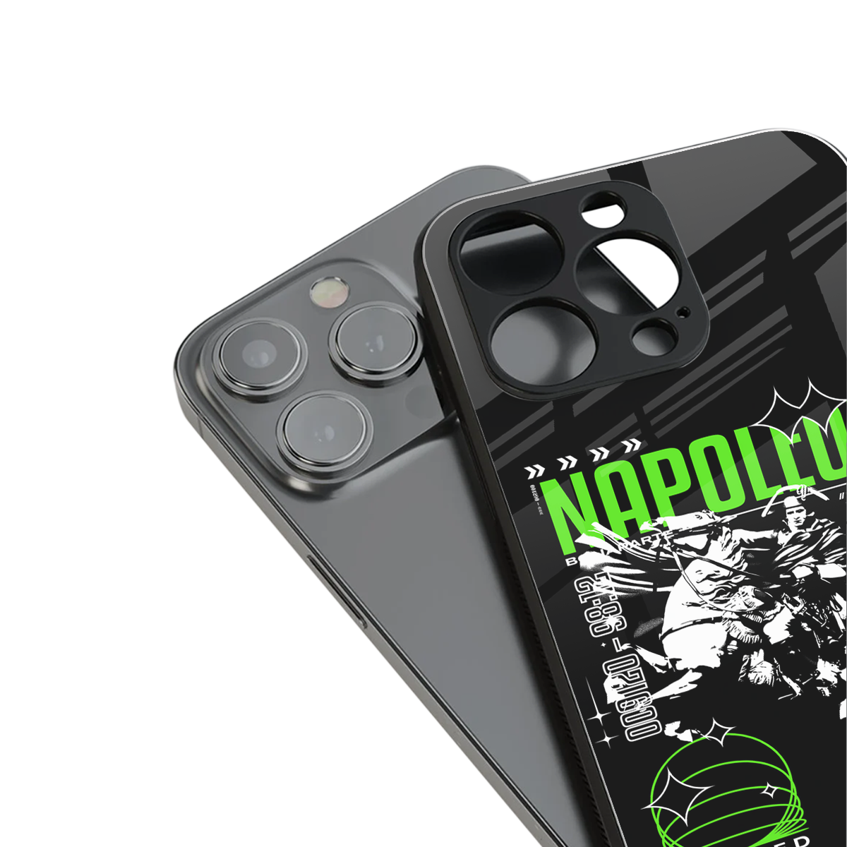napoleon back phone cover | glass case for iphone 13 pro max