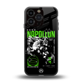 napoleon back phone cover | glass case for iphone 16 pro