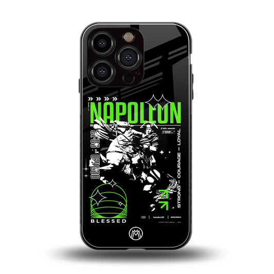 napoleon back phone cover | glass case for iphone 16 pro