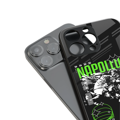 napoleon back phone cover | glass case for iphone 15 pro