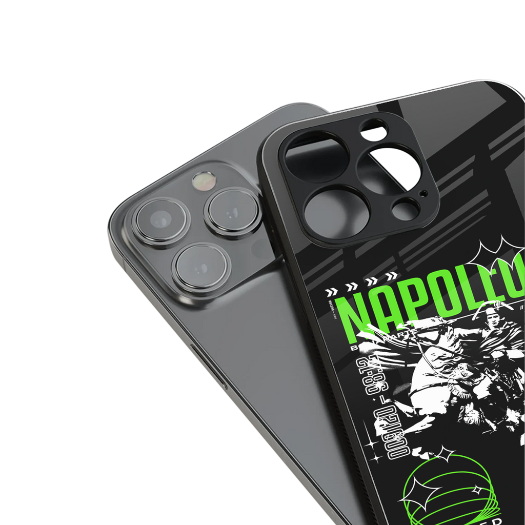 napoleon back phone cover | glass case for iphone 15