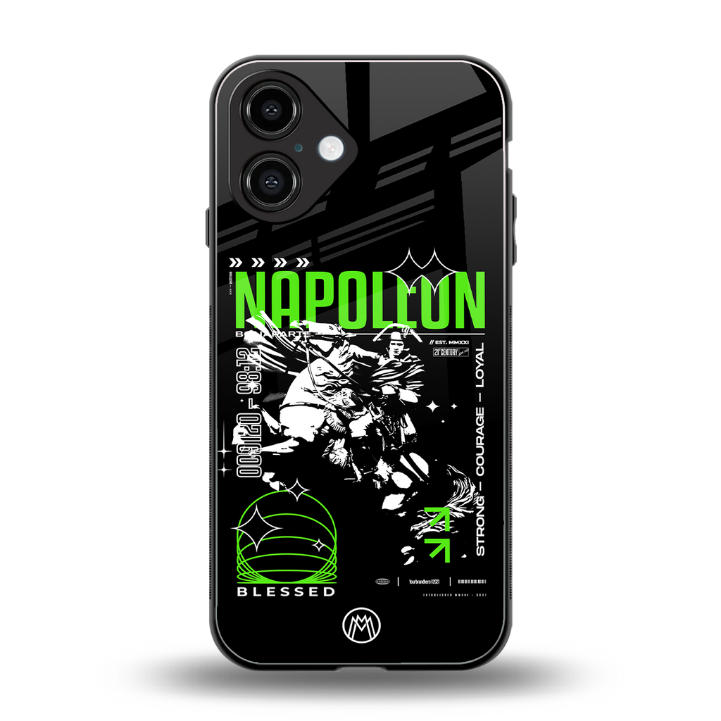 napoleon back phone cover | glass case for iphone 16
