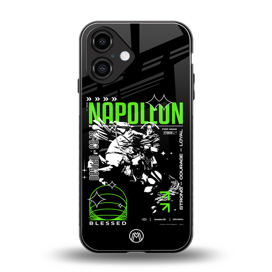 napoleon back phone cover | glass case for iphone 16