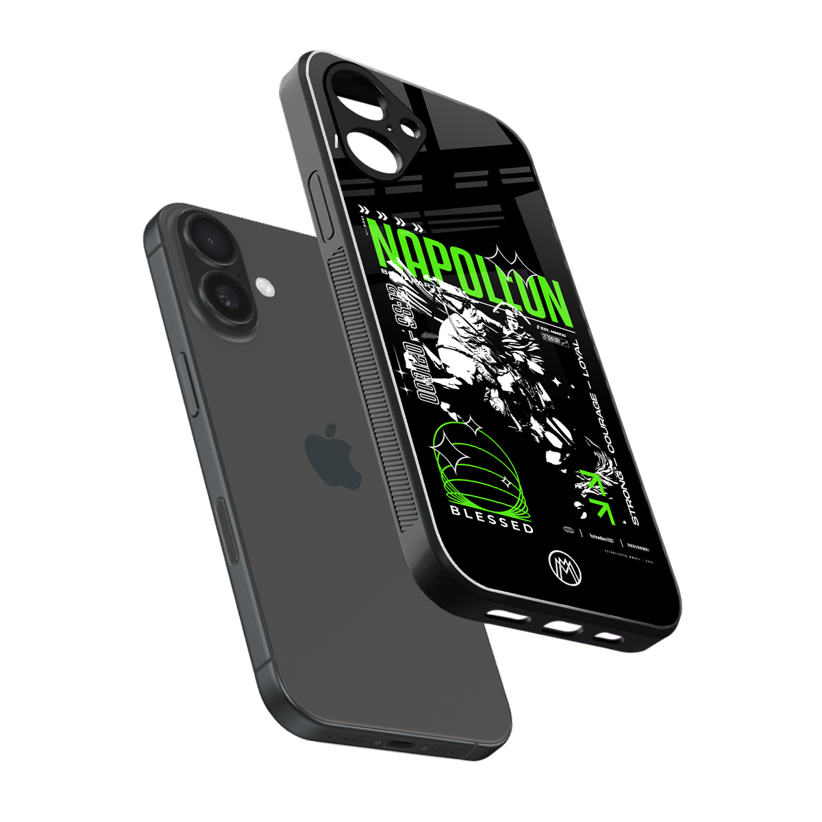 napoleon back phone cover | glass case for iphone 16