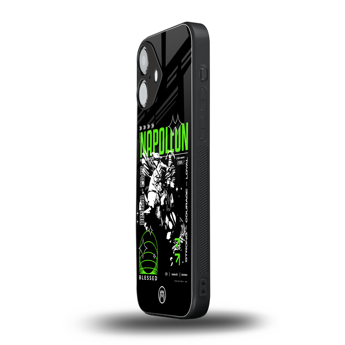 napoleon back phone cover | glass case for iphone 16