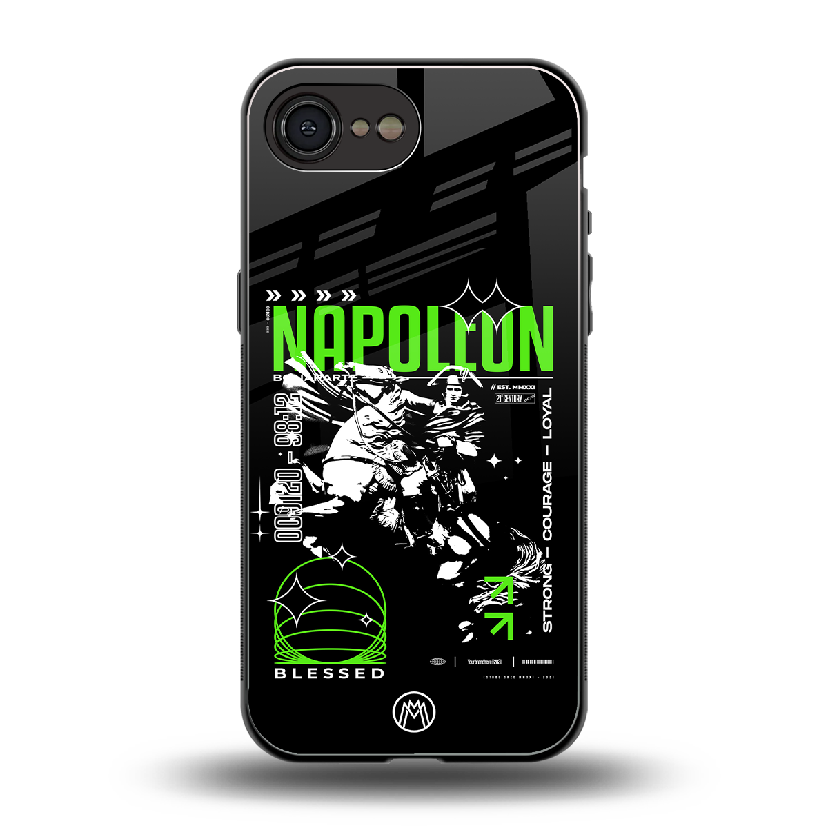 napoleon back phone cover | glass case for iphone 16e