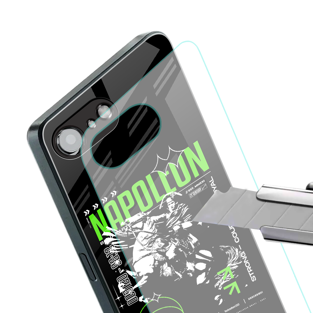 napoleon back phone cover | glass case for iphone 16e