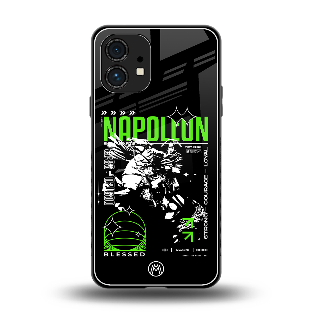 napoleon back phone cover | glass case for nothing phone 1
