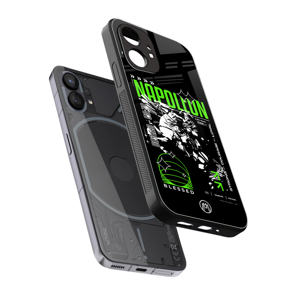 napoleon back phone cover | glass case for nothing phone 1