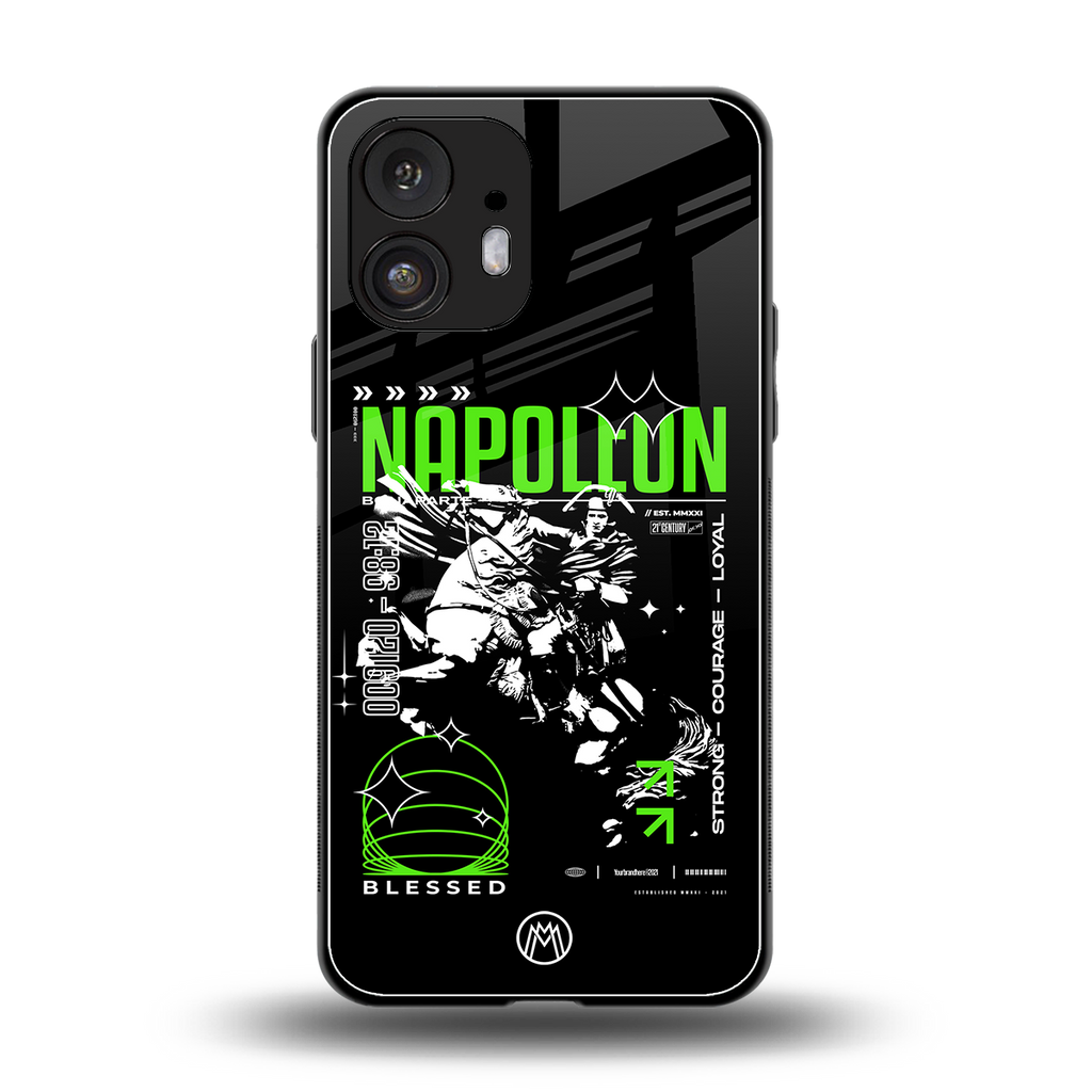 napoleon back phone cover | glass case for nothing phone 2