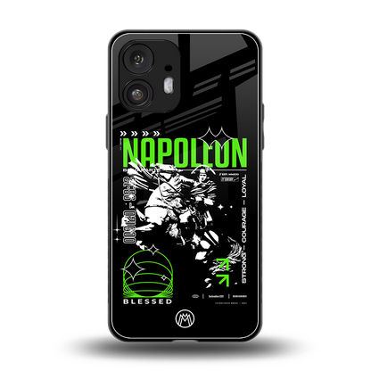 napoleon back phone cover | glass case for nothing phone 2