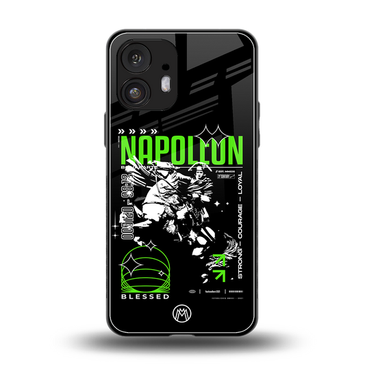 napoleon back phone cover | glass case for nothing phone 2