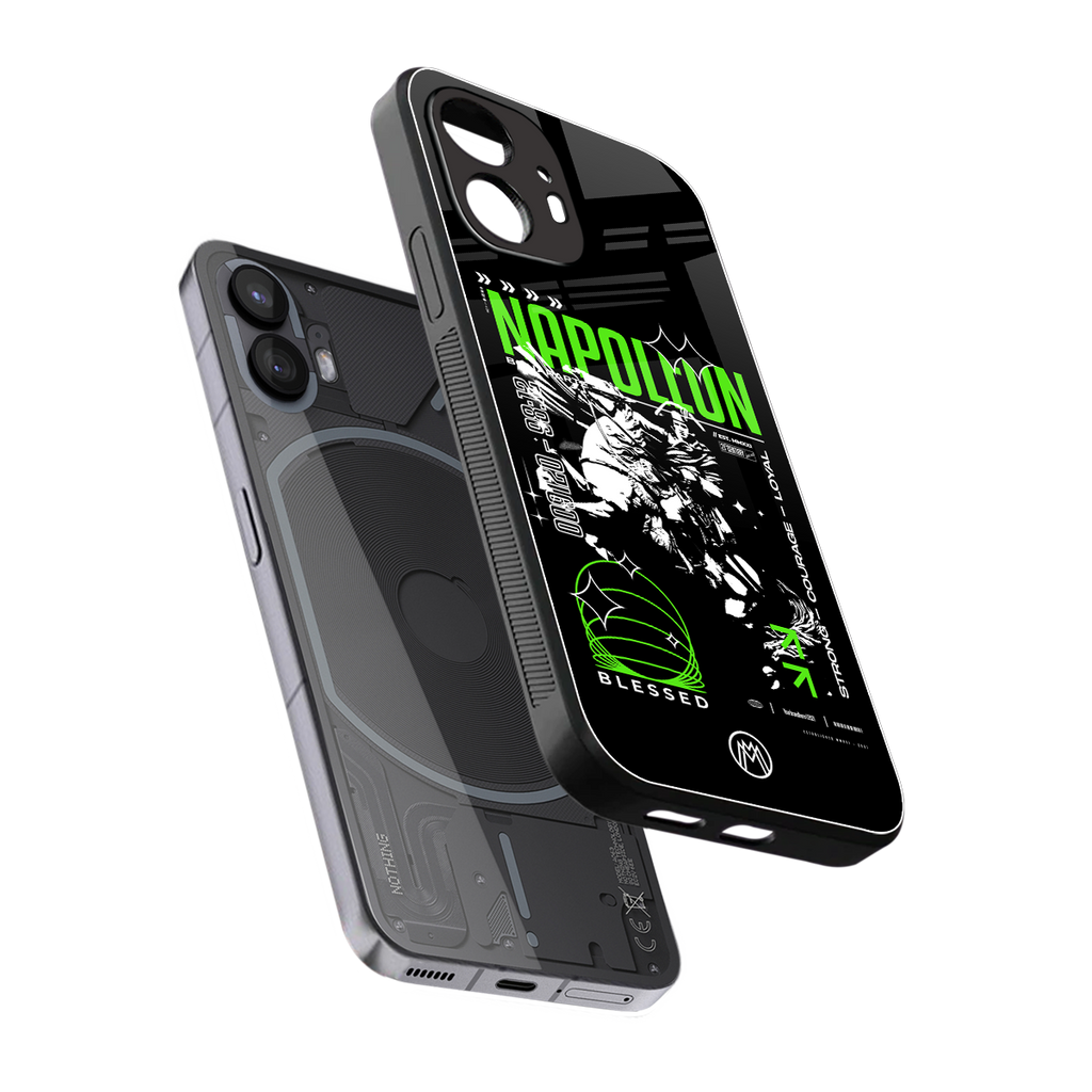 napoleon back phone cover | glass case for nothing phone 2