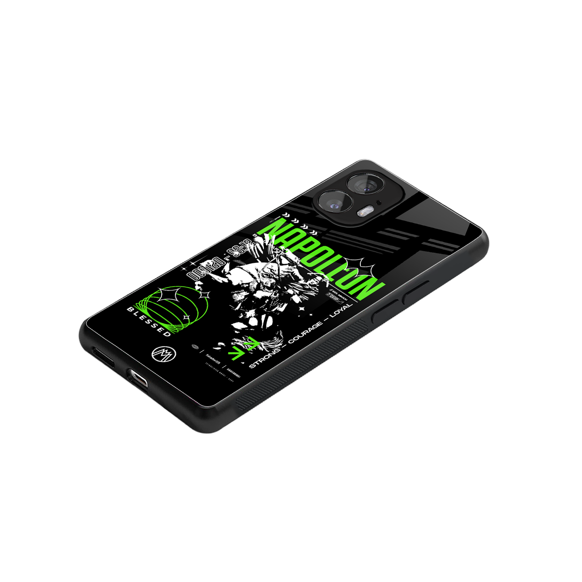 napoleon back phone cover | glass case for nothing phone 2