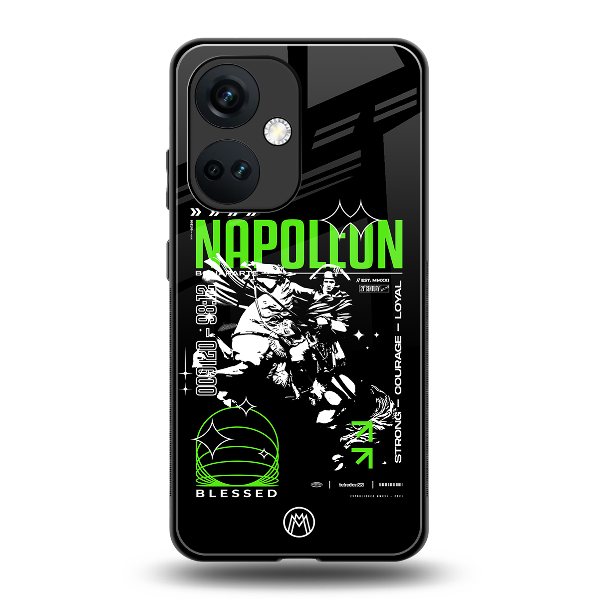 napoleon back phone cover | glass case for oneplus nord ce 3