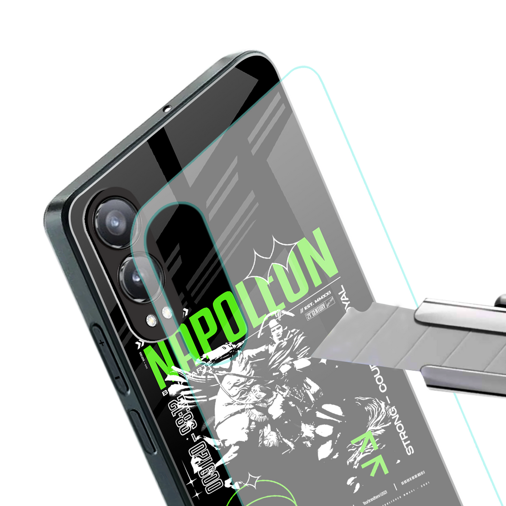 napoleon back phone cover | glass case for oneplus nord ce 4 lite