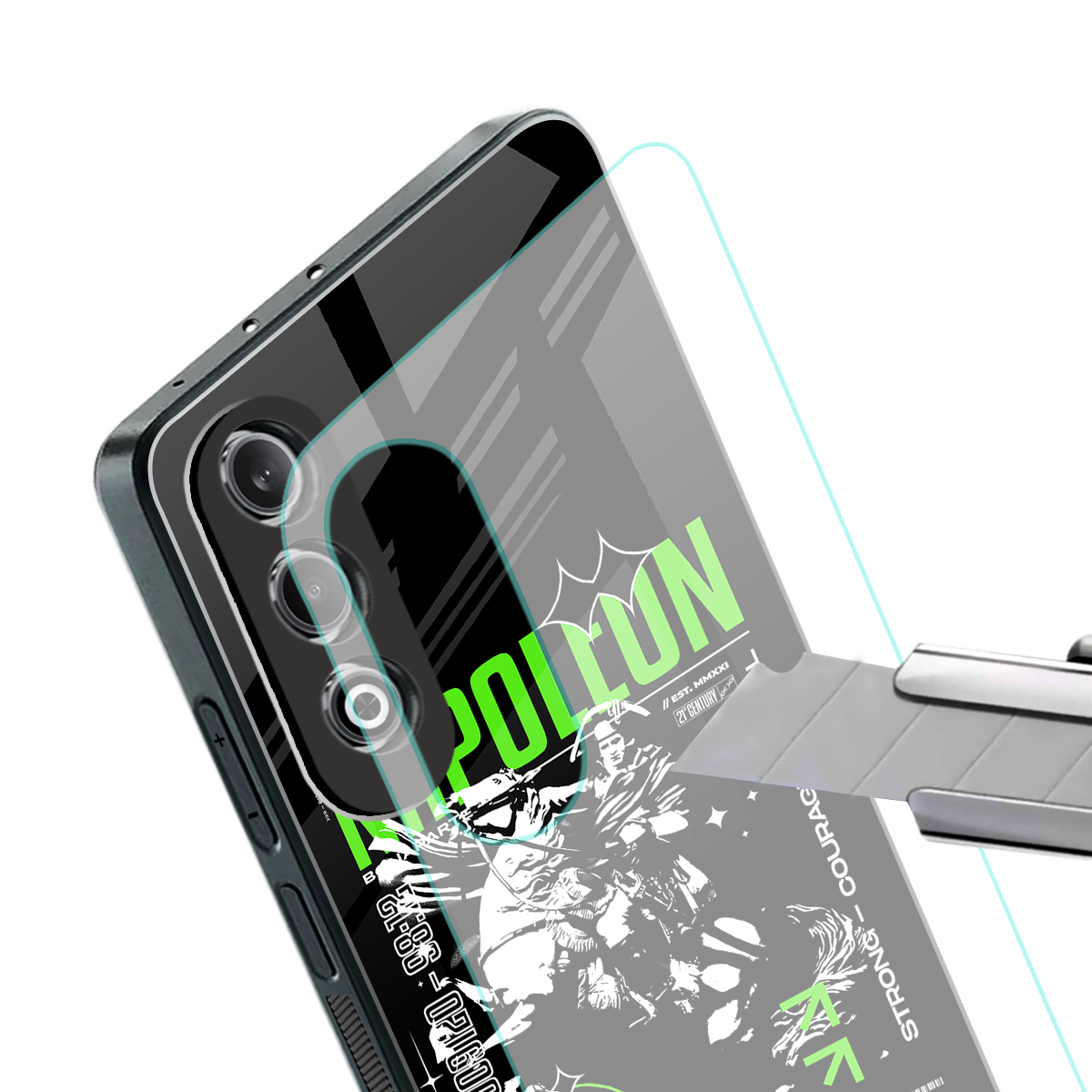 napoleon back phone cover | glass case for oneplus nord ce 4