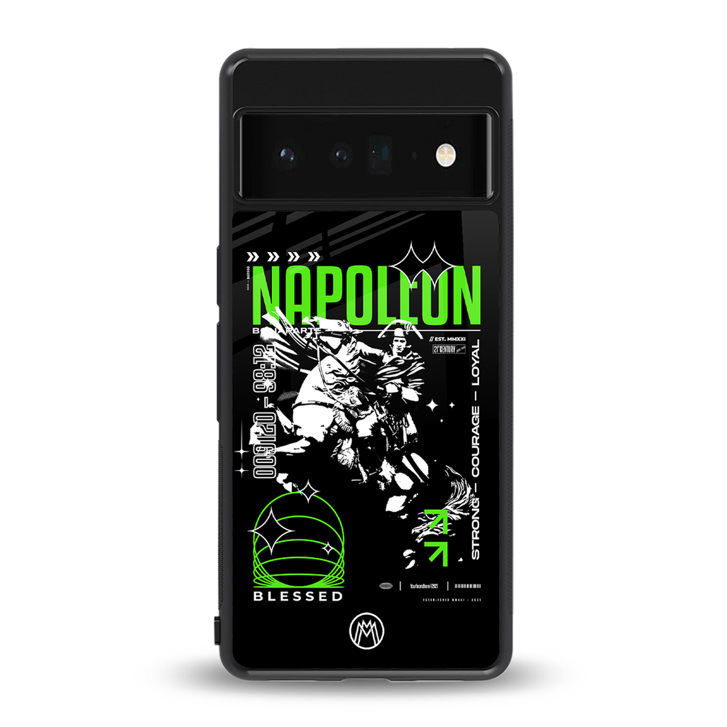 napoleon back phone cover | glass case for google pixel 6 pro