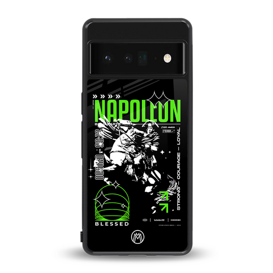 napoleon back phone cover | glass case for google pixel 6 pro
