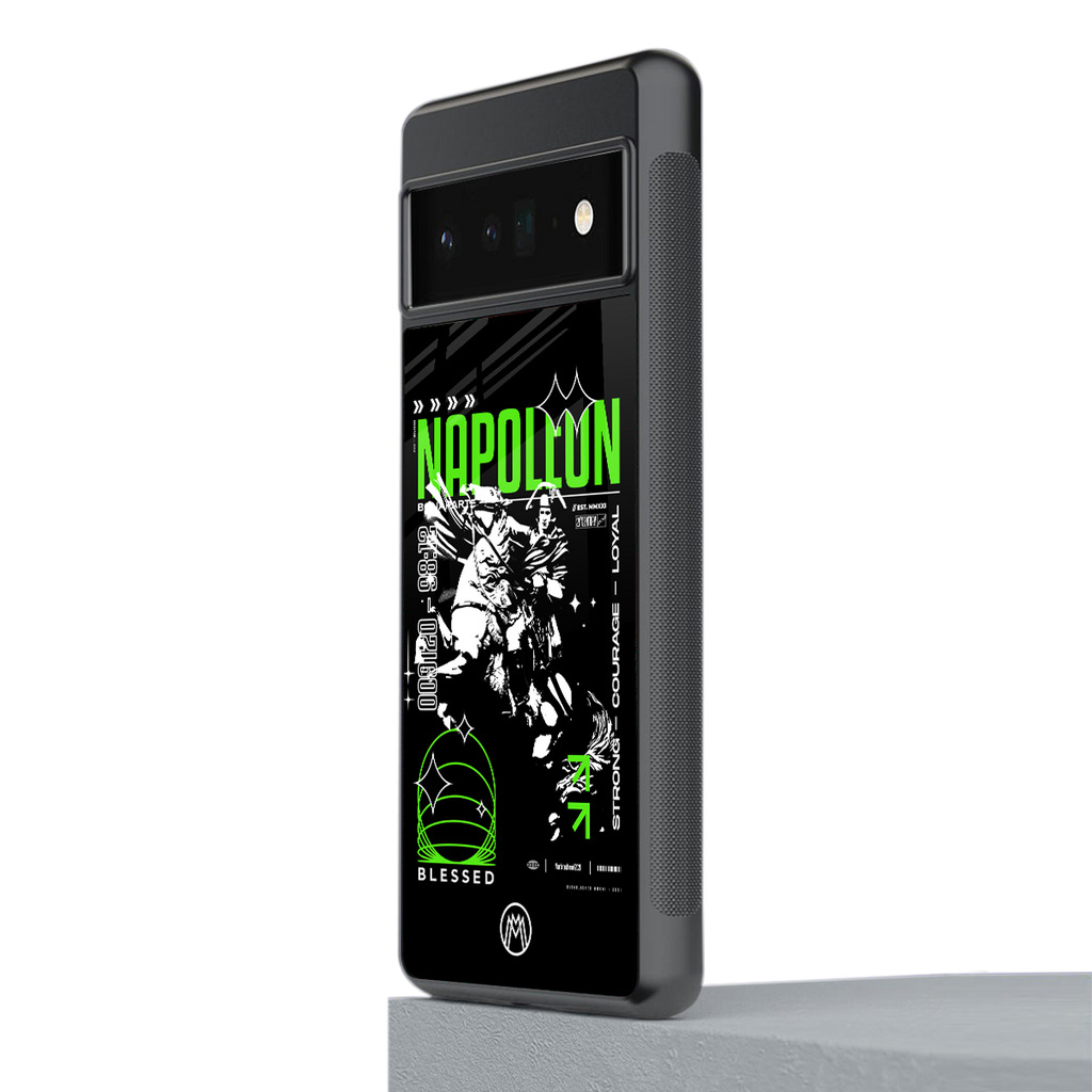 napoleon back phone cover | glass case for google pixel 6 pro