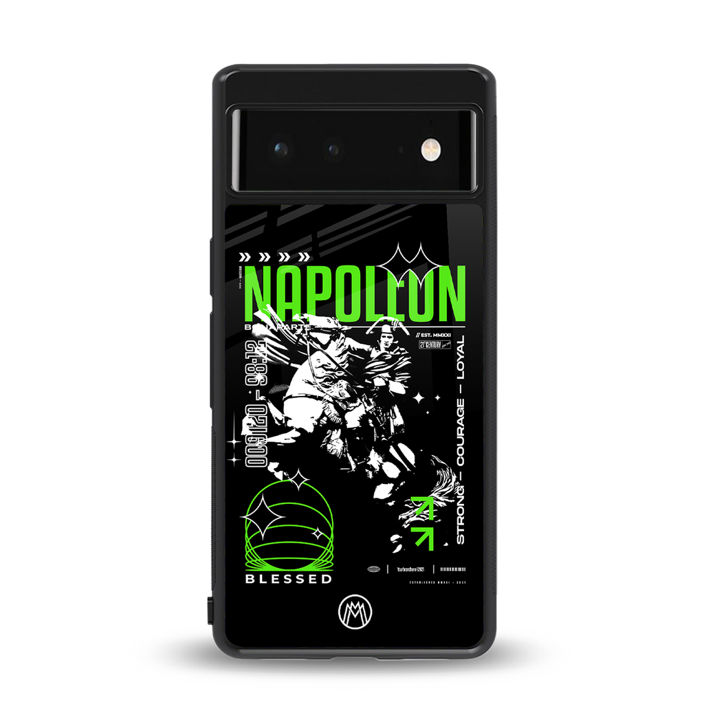 napoleon back phone cover | glass case for google pixel 6