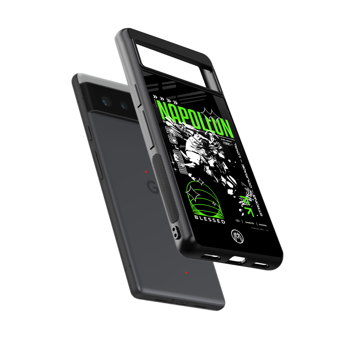 napoleon back phone cover | glass case for google pixel 6
