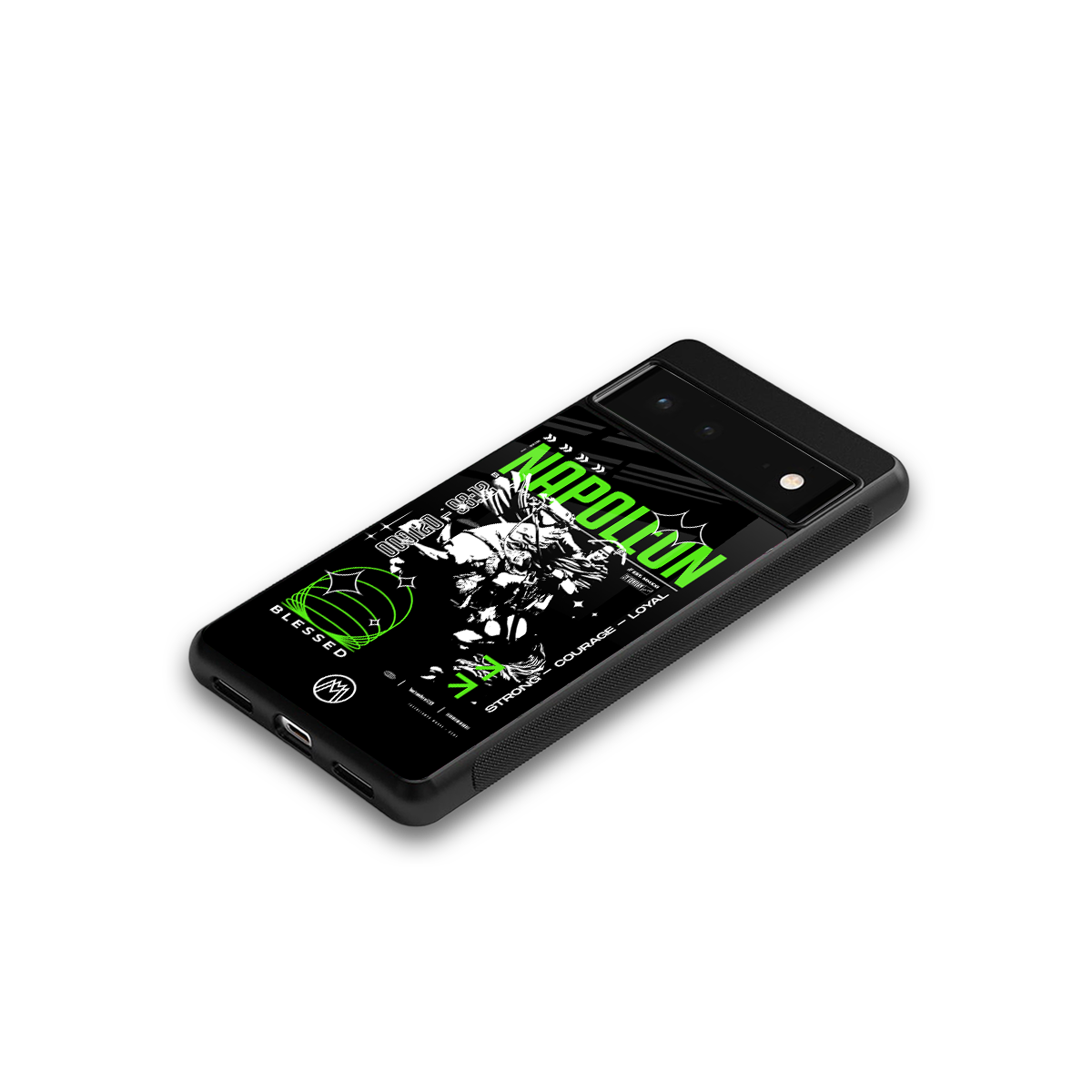 napoleon back phone cover | glass case for google pixel 6