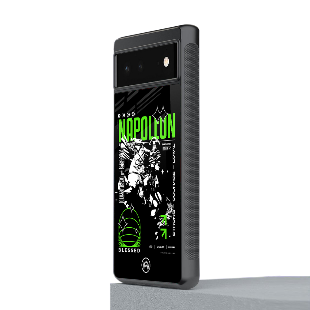 napoleon back phone cover | glass case for google pixel 6